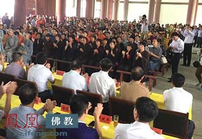 「佛教」河北成安二祖寺僧团入住仪式 戒毓法师荣膺住持