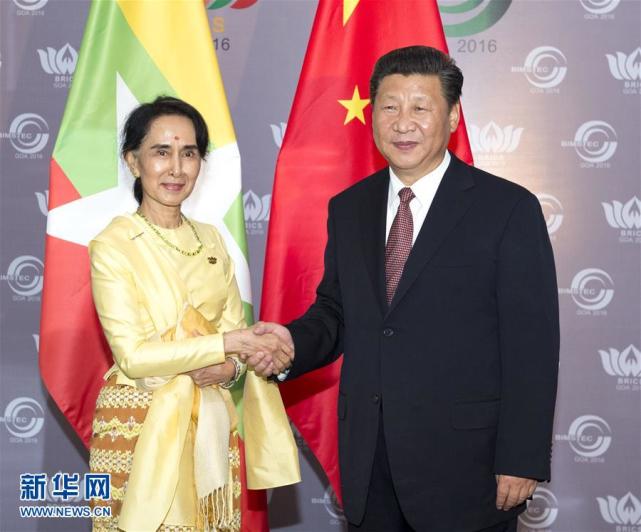 「昂山素季」习近平会见昂山素季 提扩大佛教等领域交流合作