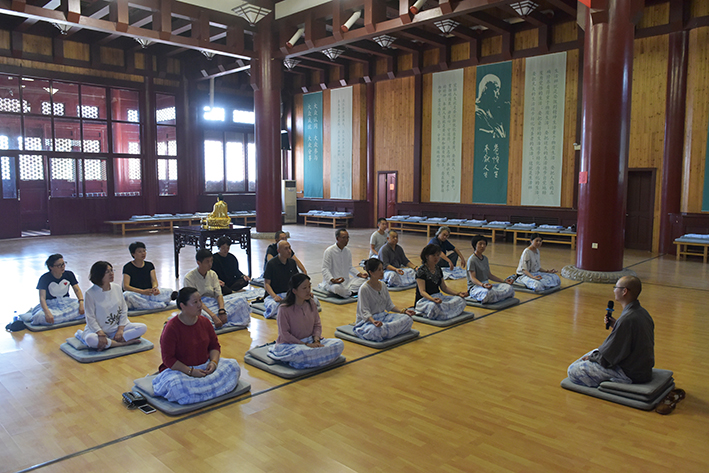 「佛教」北大光华管理学院爱茶人协会来寺参访