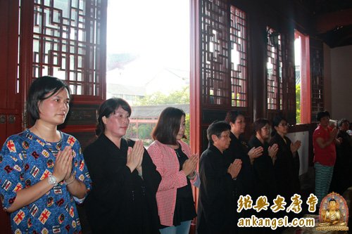 「观音」浙江绍兴安康寺举行乙未年观音佛七净坛仪式