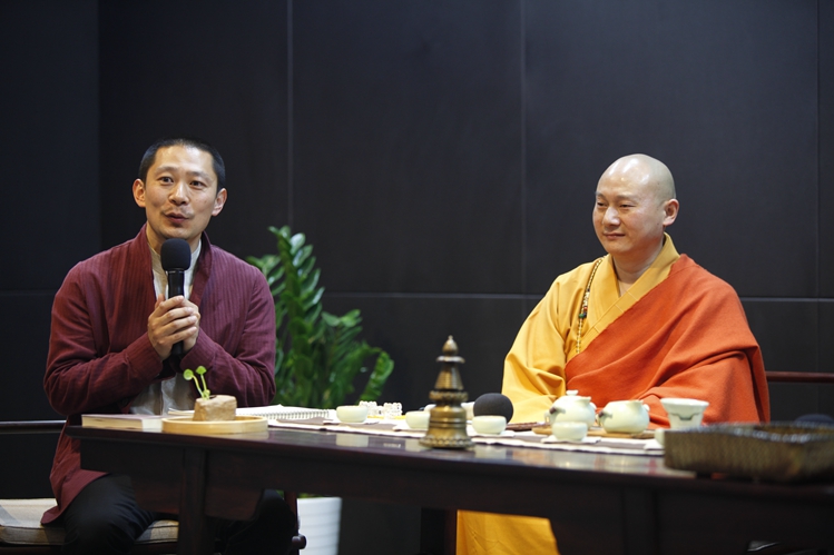 「赵一澄」2015年4月26号纪念弘一法师研讨会于山东临沂鸿儒美术馆举行