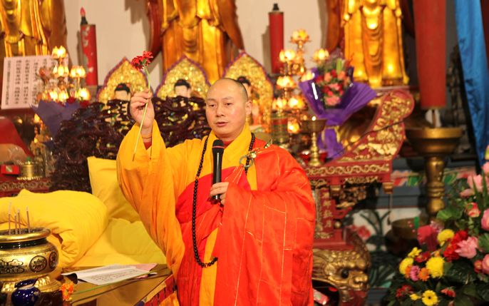 2013年2月14日慧日禅寺供佛斋天吉祥法会