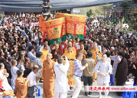 「佛教」台湾生命电视台台长海涛法师参访辽宁抚顺三慧寺