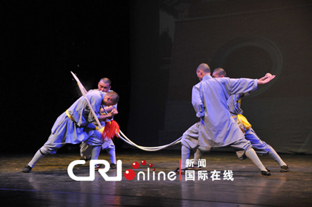 「文化」少林寺武僧团亮相以色列中国文化周 精彩表演受热捧