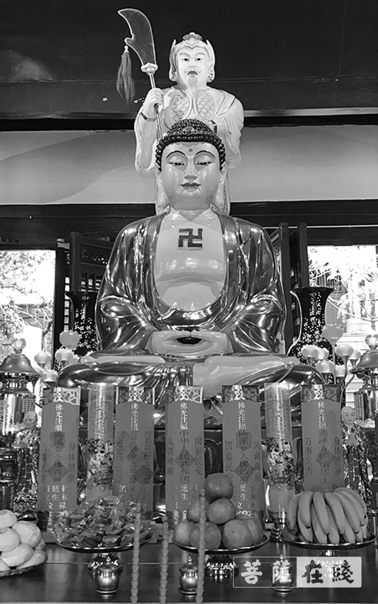 「佛教」绍兴市上虞区通泽寺下半旗志哀 「佛教」绍兴市上虞区通泽寺下半旗志哀