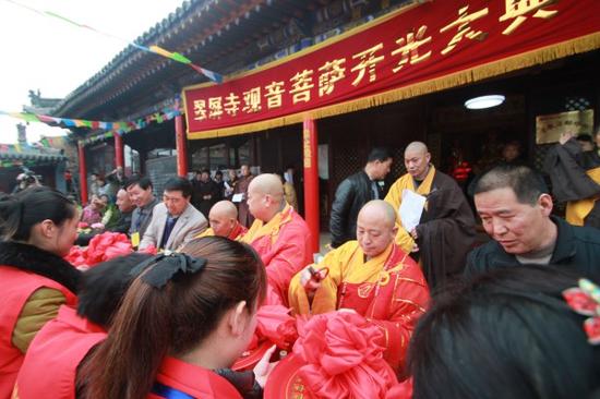 「佛教」山西大同市浑源县翠屏寺观音菩萨开光大典