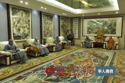 「佛教」江苏省佛教协会副会长普仁法师参访上海玉佛寺