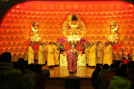 「佛教」江苏常州宝林禅寺举行义工岁末联欢会