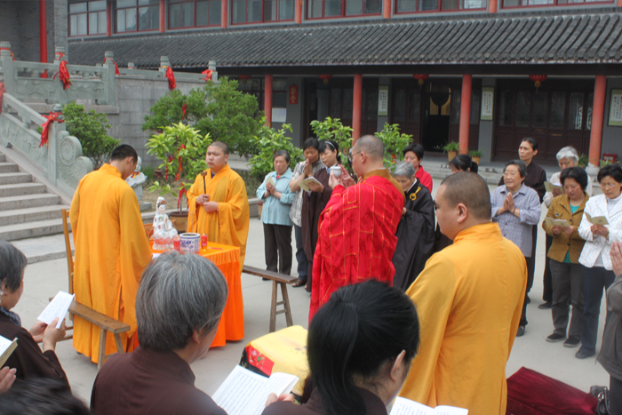 「佛教」江苏扬州文峰寺隆重举行斋天祈福法会