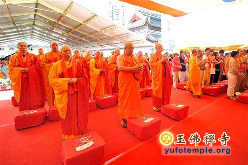 上海玉佛禅寺消除公共安全隐患保护性修缮工程开工典礼暨祈福大法会
