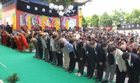 「净慧法师」宝鸡凤翔灵山净慧寺举行宏智老和尚圆寂追思回向法会