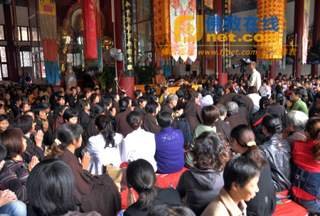 「佛教」海涛法师到湖北荆州章华寺开展讲经弘法交流活动