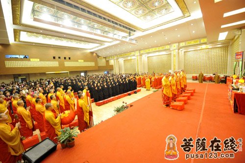「文殊菩萨」上海玉佛禅寺隆重举行文殊菩萨圣诞点灯祈慧法会