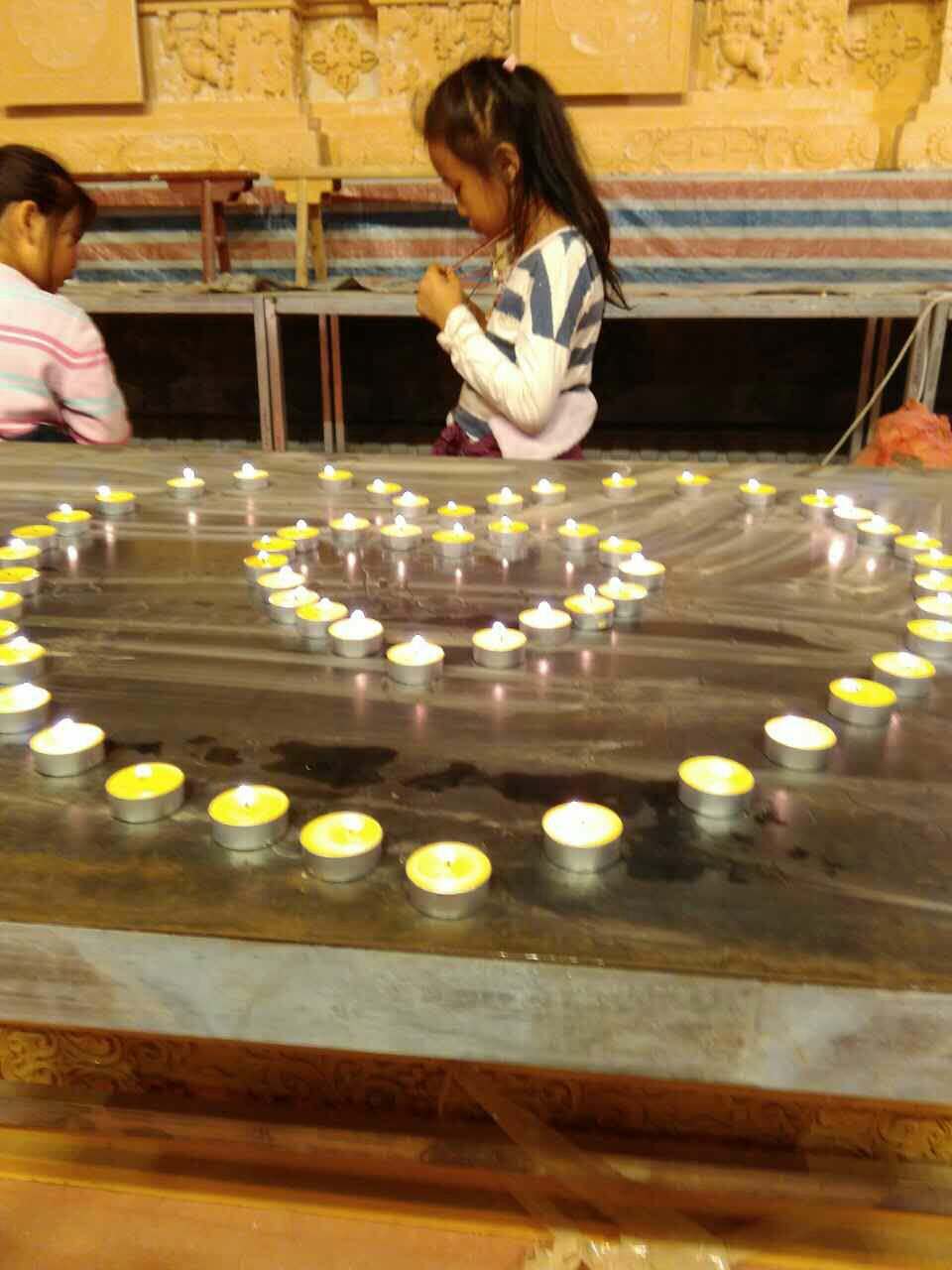 「佛教」北京大觉堂五台山供灯，祁请善知识长久住世