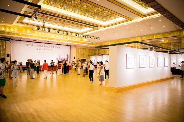 「艺术」权迎升“禅画小和尚”水墨艺术巡回展于上海玉佛禅寺隆重开幕