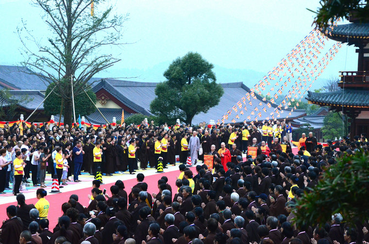「东林寺」江西东林寺净土苑隆重举行三大殿洒净开通法会