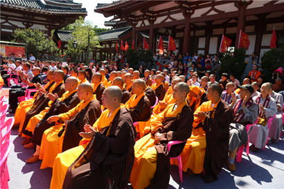 「大慈恩寺」湖北随州大慈恩寺举行纪念本焕长老诞辰110周年禅修中心奠基仪式
