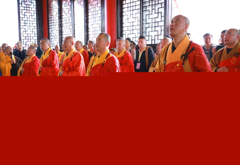 江苏南通福田寺举行智峰法师升座庆典暨毗卢阁三身佛开光法会