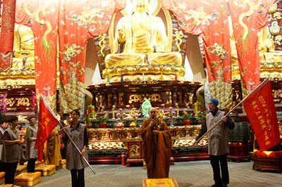 「佛教」江苏太仓市同觉寺国庆三日精进禅修营开营