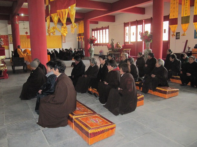 「佛教」东林莲社前往安徽岳西县梵净寺弘法