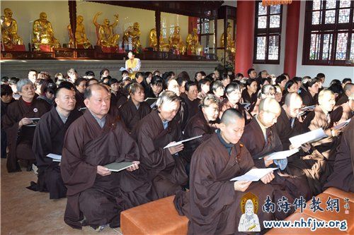 「大安法师」海口泰华庵礼请江西东林寺方丈大安法师莅临弘法