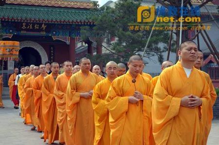 「佛教」天津大悲禅院隆重举行传授三皈依法会