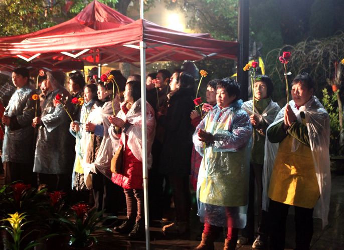 2013年2月14日慧日禅寺供佛斋天吉祥法会