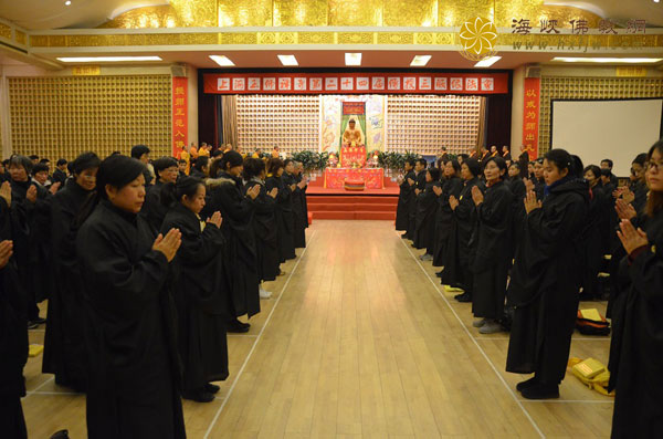 「佛教」上海玉佛禅寺隆重举行第二十四届传授三皈依法会