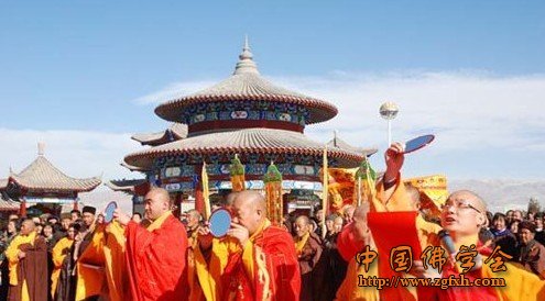 「大佛寺」甘肃山丹大佛寺隆重举行观音圣像开光庆典法会