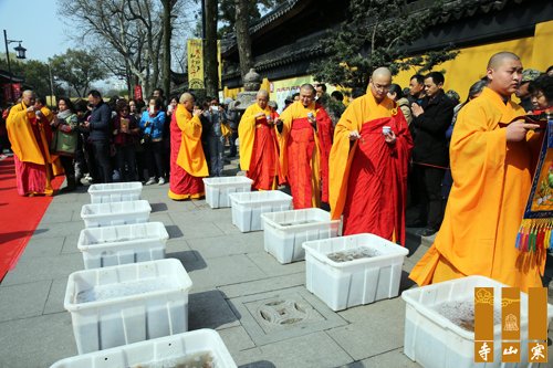 「寒山寺」江苏苏州寒山寺隆重举行丙申年和合梦放生法会