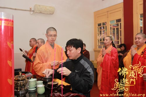 「佛教」厦门日光岩寺梁皇宝忏法会净坛 则悟大和尚主法