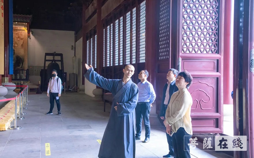 「佛教」福建省民宗厅巡视员萨支农一行赴江苏佛学院寒山学院调研