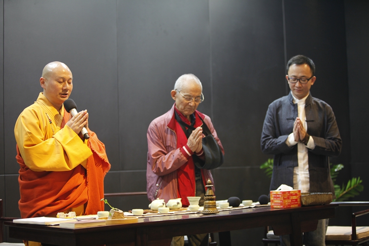 「赵一澄」2015年4月26号纪念弘一法师研讨会于山东临沂鸿儒美术馆举行