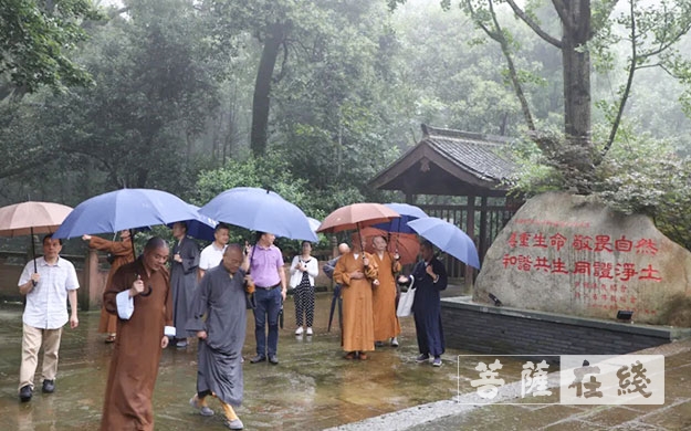 「佛教」浙江省佛教协会副会长光泉大和尚一行赴北天目灵峰讲寺调研 「佛教」浙江省佛教协会副会长光泉大和尚一行赴北天目灵峰讲寺调研