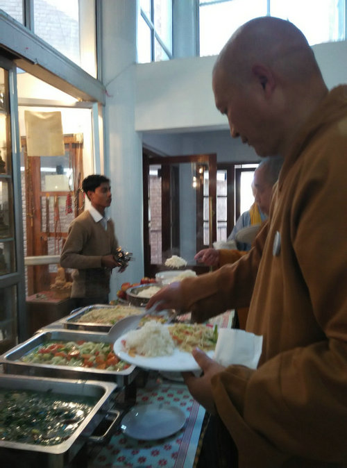 「印度教」印度朝圣——穿花衣的大白牛和素食自助餐撷影