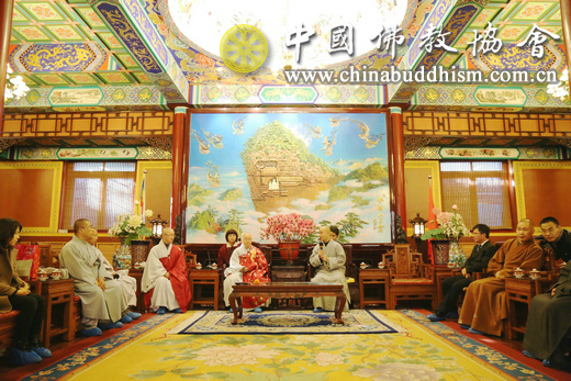 「佛教」韩国佛教天台宗春光长老一行参访中国佛教协会 「佛教」韩国佛教天台宗春光长老一行参访中国佛教协会