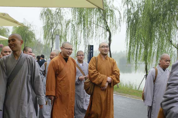 「世园会」法门寺佛学院僧众参访西安世园会