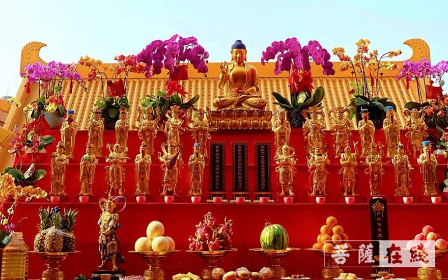「佛教」上海七宝教寺举行供佛斋天祈福法会
