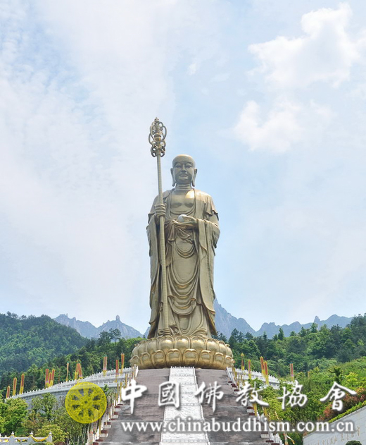 「九华山」安徽九华山将举行99米地藏菩萨圣像开光庆典法会