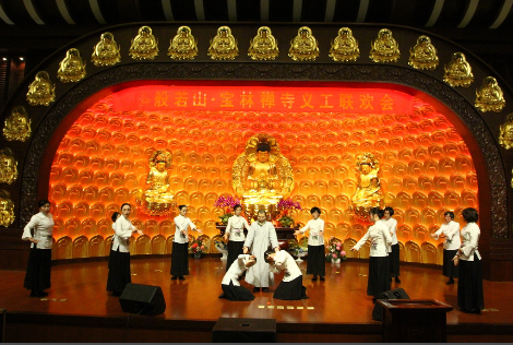 「佛教」江苏常州宝林禅寺举行义工岁末联欢会