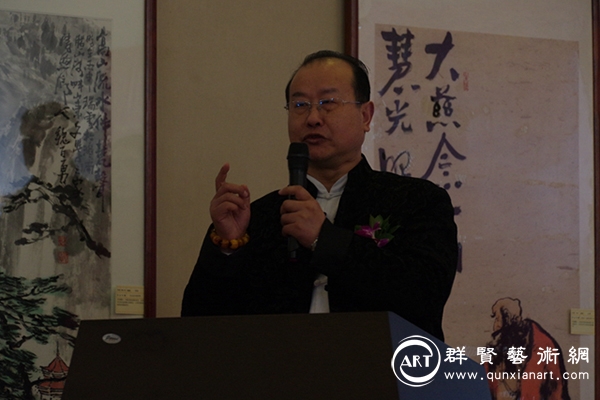 2017年博山正觉寺“大美正觉——第二届全国书画展”正式开幕 2017年博山正觉寺“大美正觉——第二届全国书画展”正式开幕