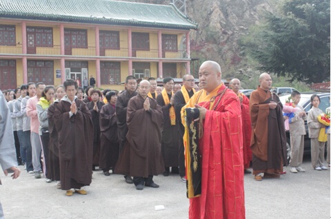 「佛教」山东烟台竹林禅寺对外开放挂牌盛典隆重举行