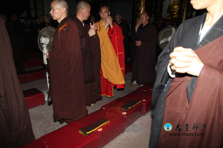 「佛教」农历七月十五 浙江宁波天童禅寺举行请职仪式