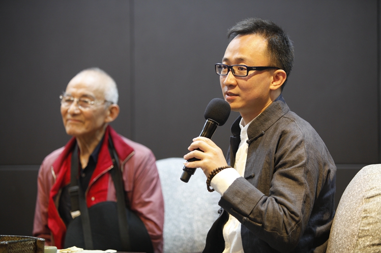 「赵一澄」2015年4月26号纪念弘一法师研讨会于山东临沂鸿儒美术馆举行