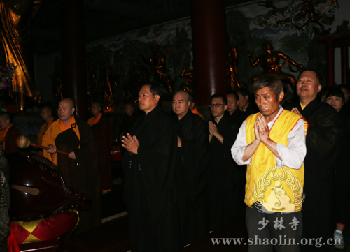 「佛教」河南嵩山少林寺启动同抄转轮大藏经活动