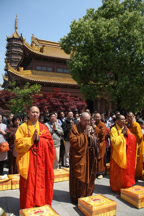 「素食文化」2014年太仓同觉寺春季短期出家营圆满暨同觉寺首届两岸三地素食文化交流周启动仪式