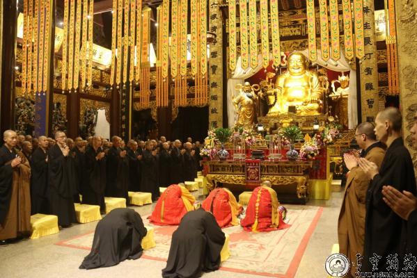 「奉化」浙江奉化雪窦山资圣禅寺三坛大戒法会隆重拉开帷幕