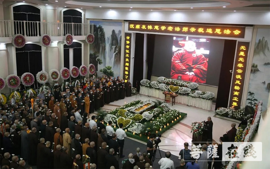 「佛教」归元禅寺方丈隆醒法师主持慈学长老尼追思法会
