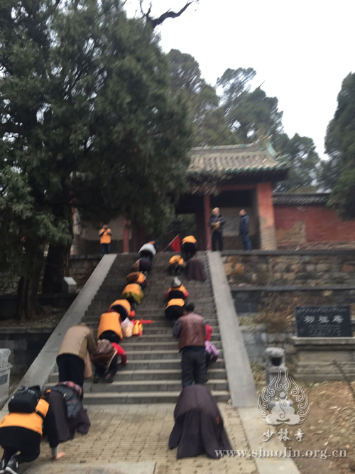 「少林寺」河南许昌白兔寺“风中菩提”朝圣团朝拜少林寺及达摩洞