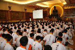 「佛教」马来西亚《携手同圆》中学佛学会三好领袖培训营开营